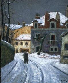 Snow in Biarritz, Louis Dewis